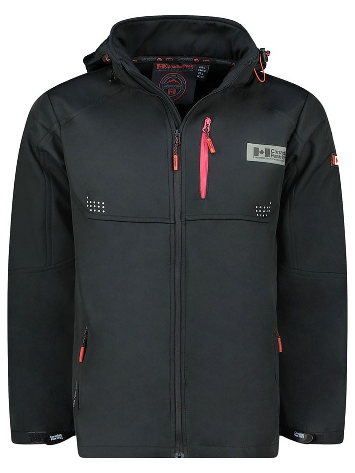 Canadian Peak Softshelljacke in Schwarz günstig kaufen