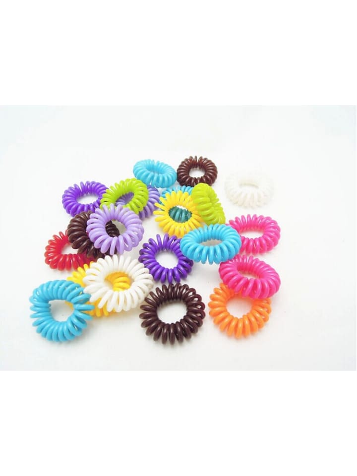 MeinVIPShop Haargummi in Spiralform 15 er Set günstig kaufen onesize