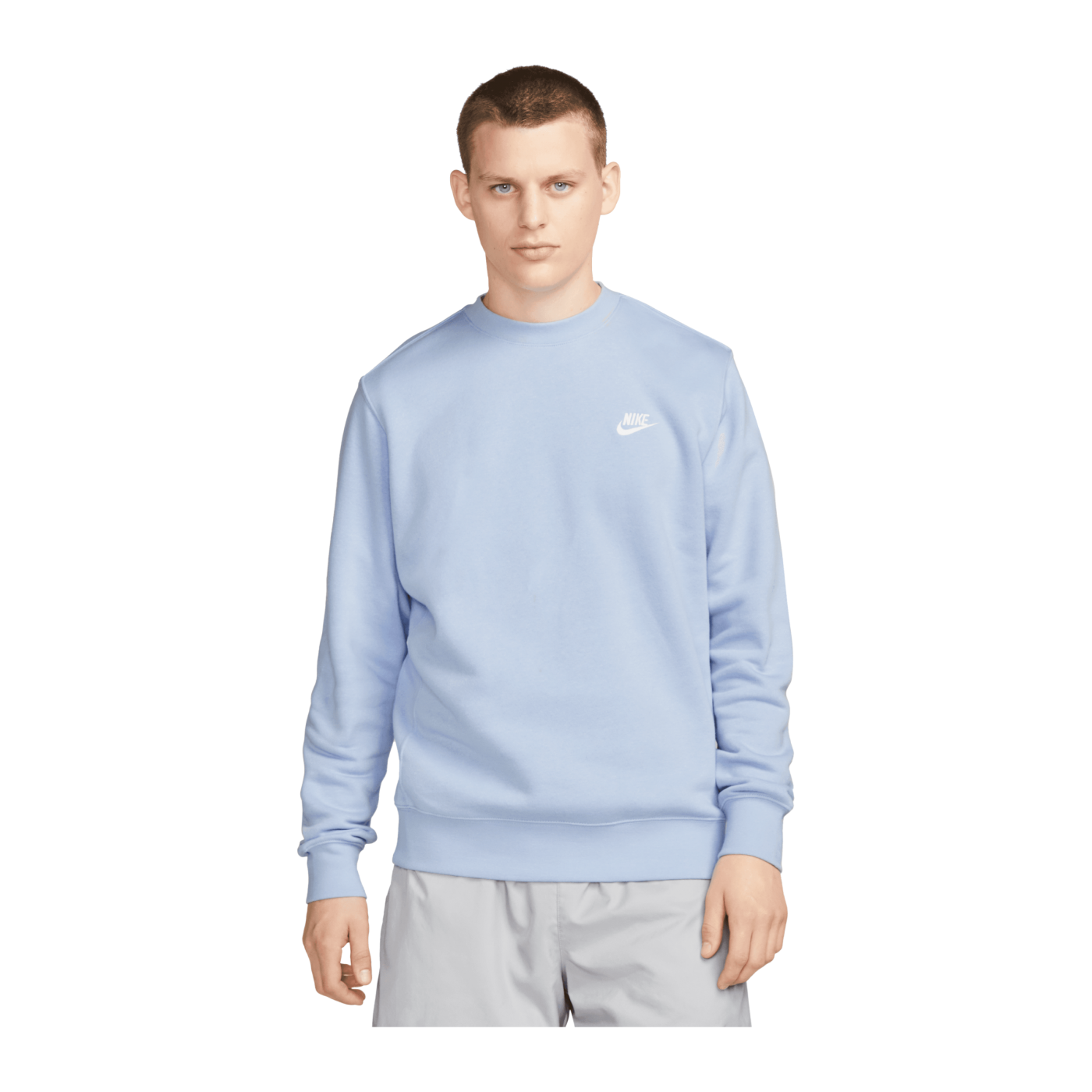 Nike Club Crew Sweatshirt Blau Weiss 479