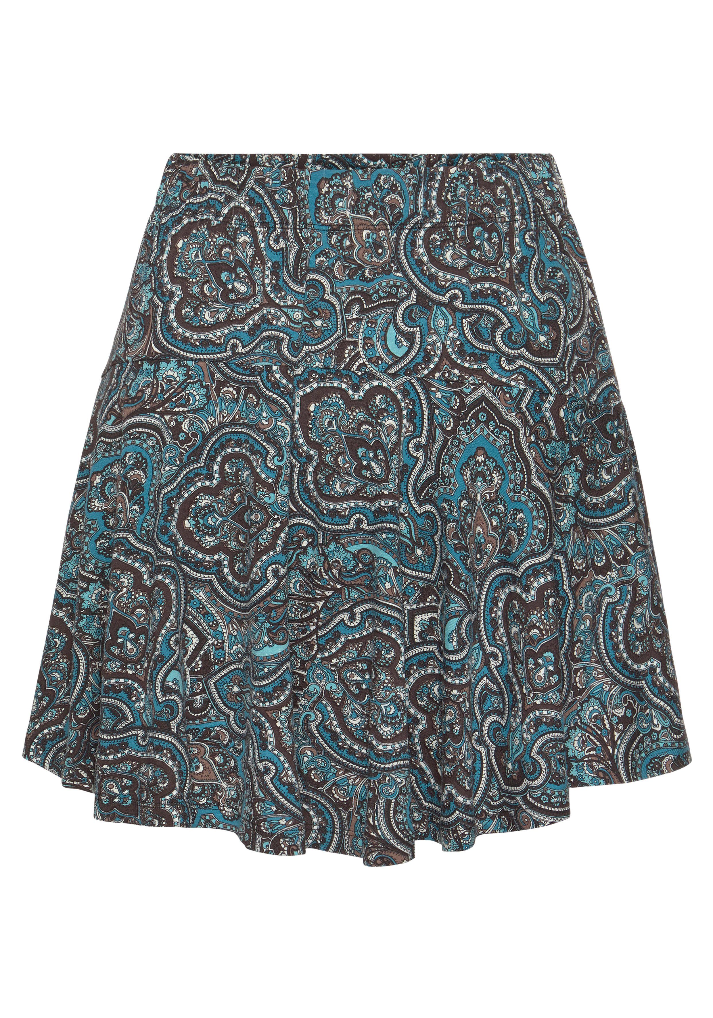 LASCANA Hosenrock mit Paisleydruck