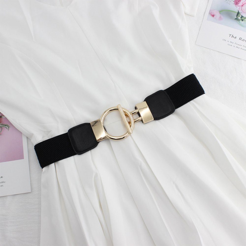 CAMILA Taillengürtel Taillengürteln Damenmode-Kleider mit dekorativen Ein sehr eleganter elastischer Gürtel, Gute Elastizität