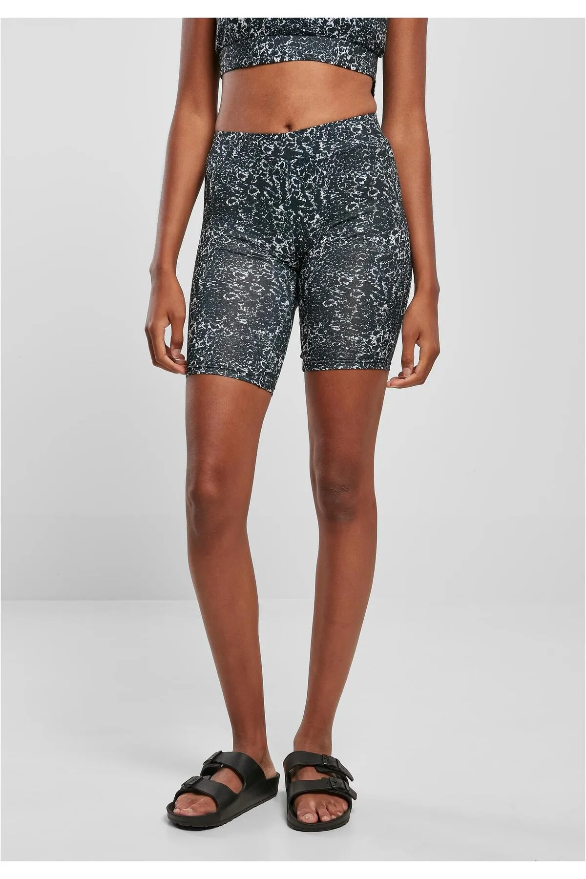 Urban Classics  Kurze Sporthose - Schwarz - Hoher Bund