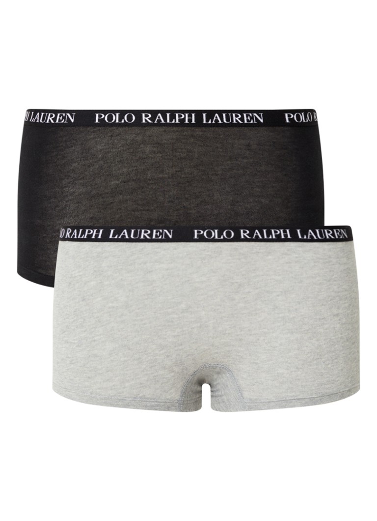 Pantaloni scurți din denim cu bandă cu logo Ralph Lauren, pereche de 2