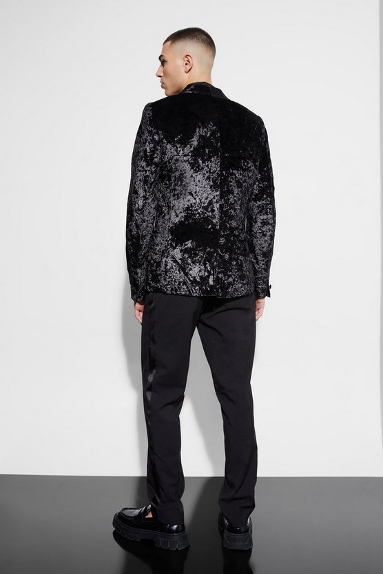 Skinny Blazer aus Samt