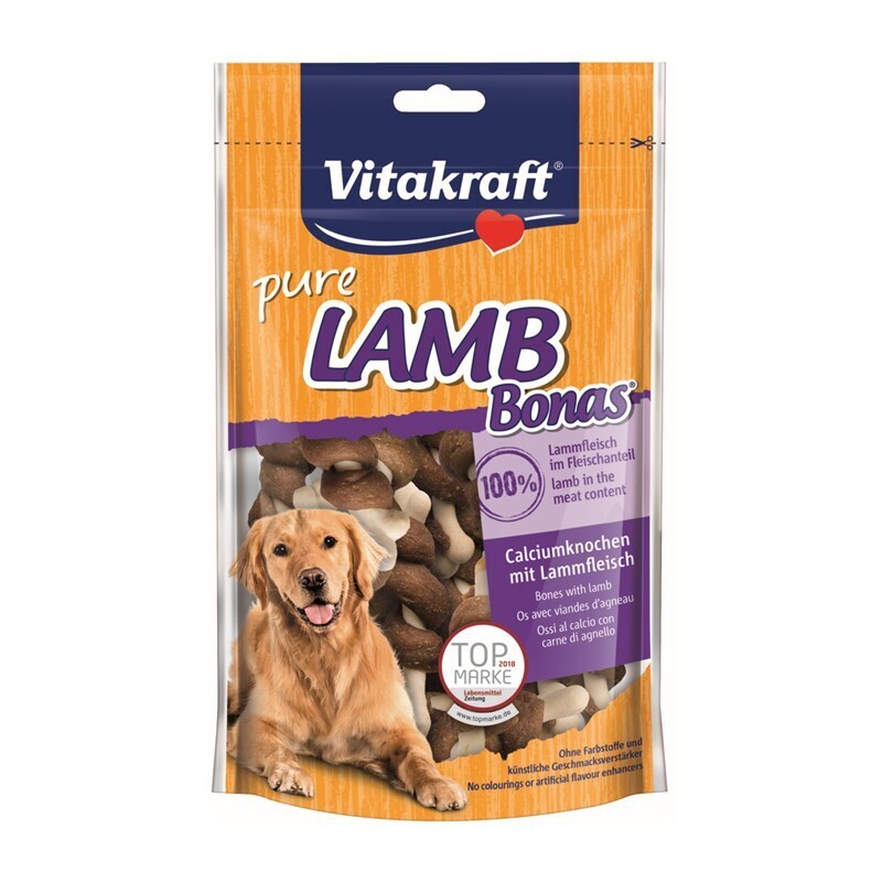 Vitakraft Snacks Vitakraft Calciumknochen mit Lammfleisch 8x80g