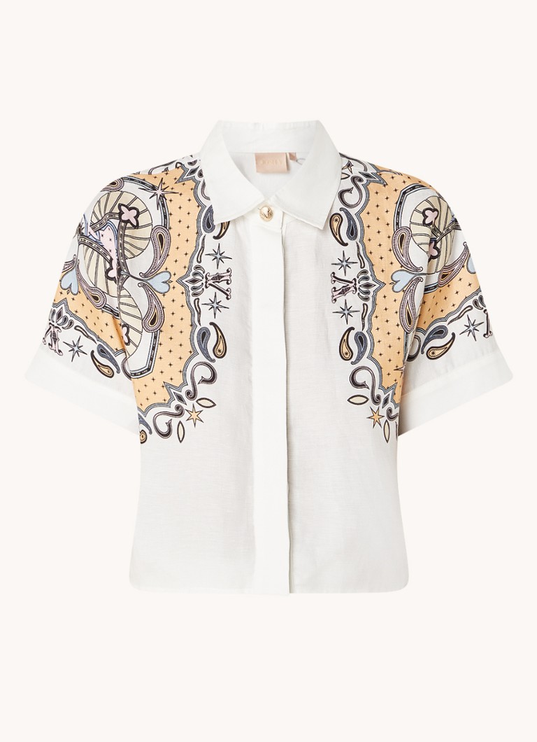 Camicetta con stampa paisley JOSH V Ziya