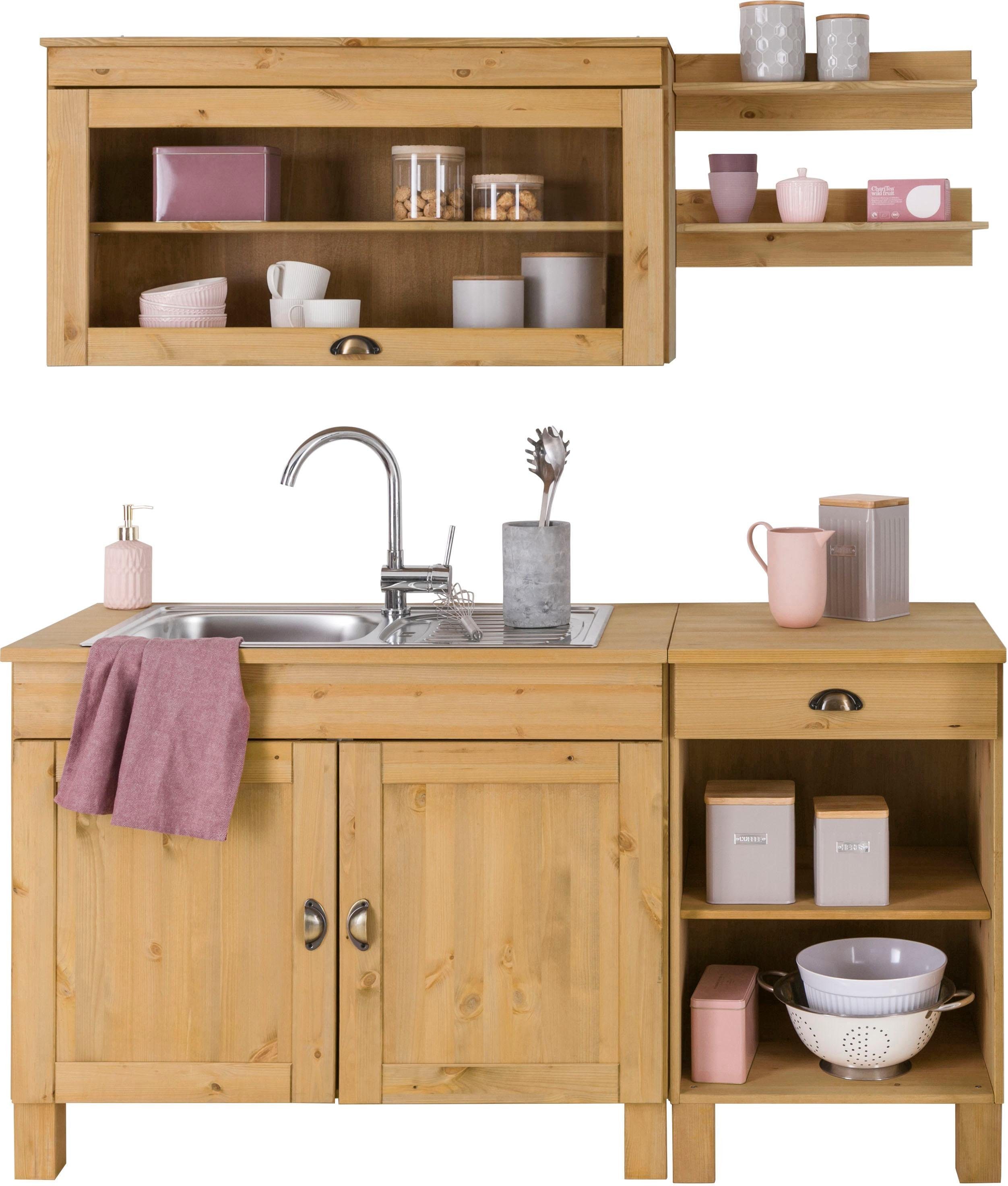 Home affaire Küchenzeile Oslo, Breite 150 cm, ohne E-Geräte