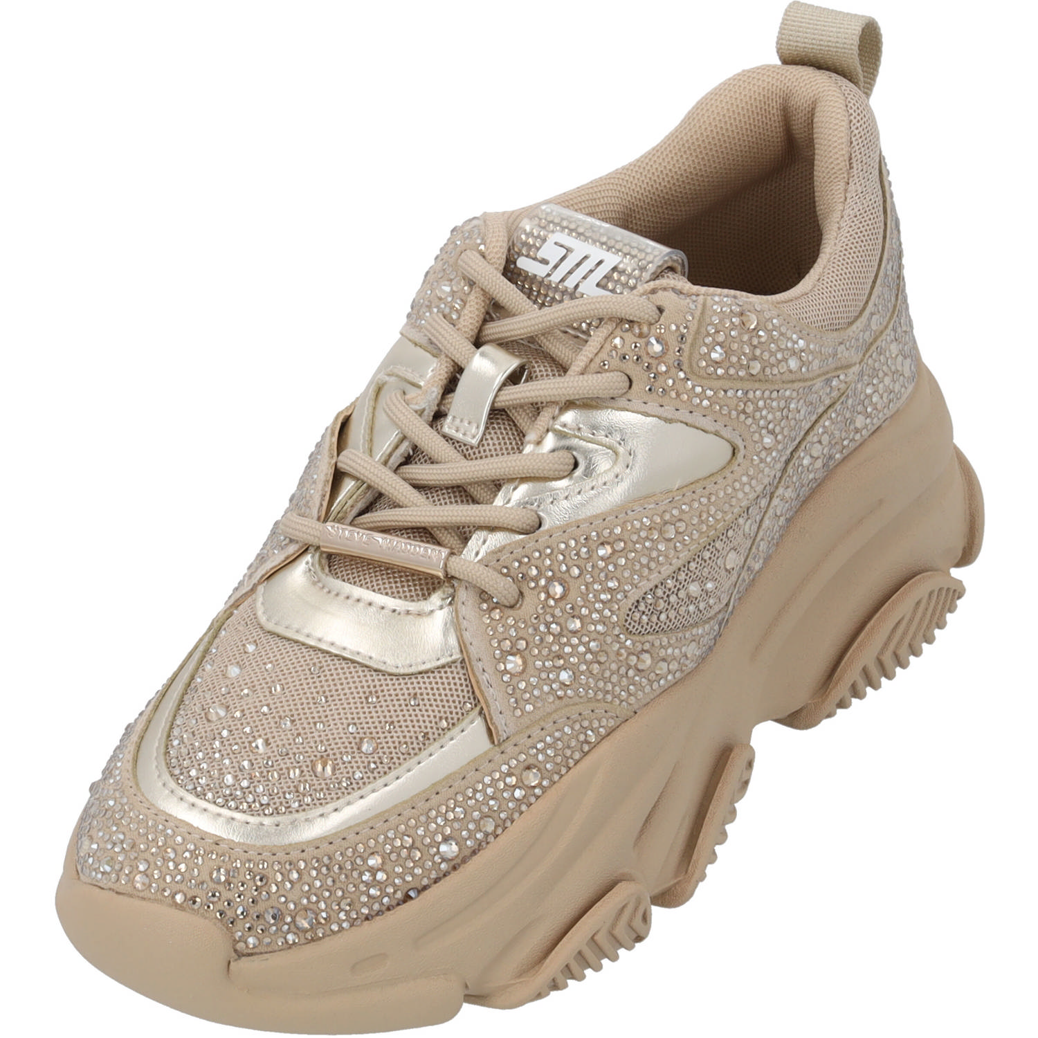 Steve Madden Privy SM19000082, Schnürschuhe, Damen, Beige