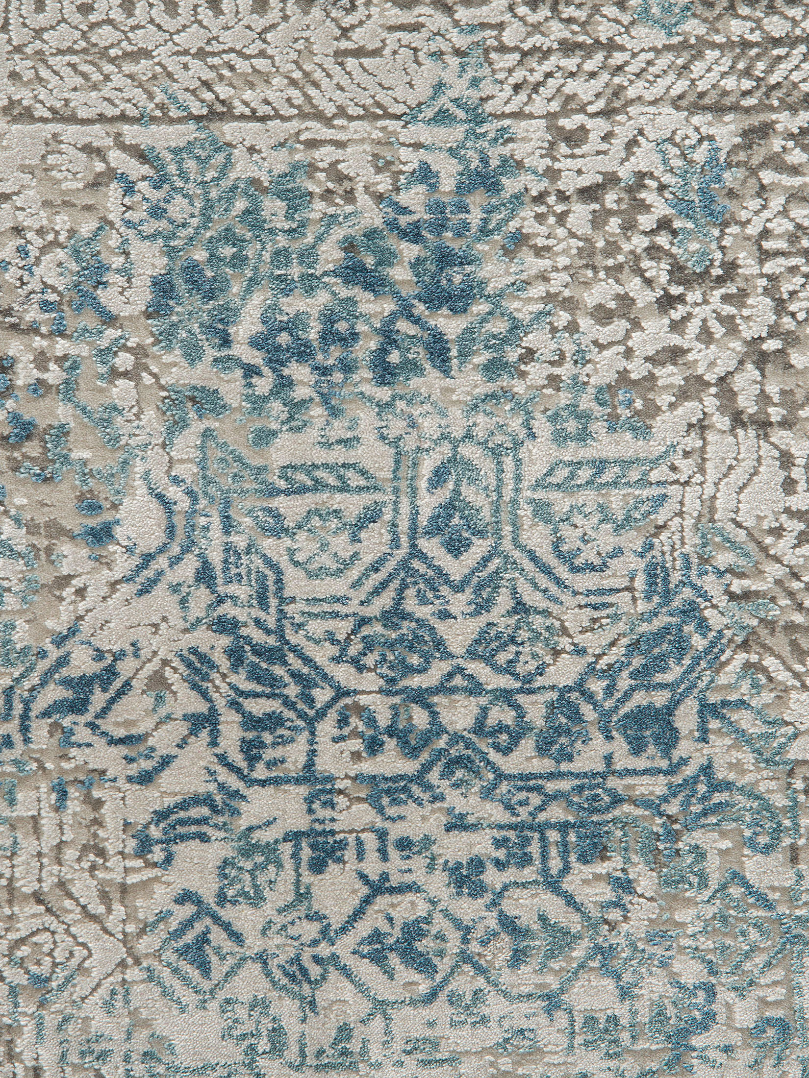 Mytikas Vintage-Teppich, Vintage Blau