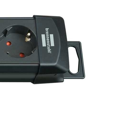 Brennenstuhl 1951100100 Premium-Line Steckdosenleiste 10-fach schwarz 3m H05VV-F 3G1.5