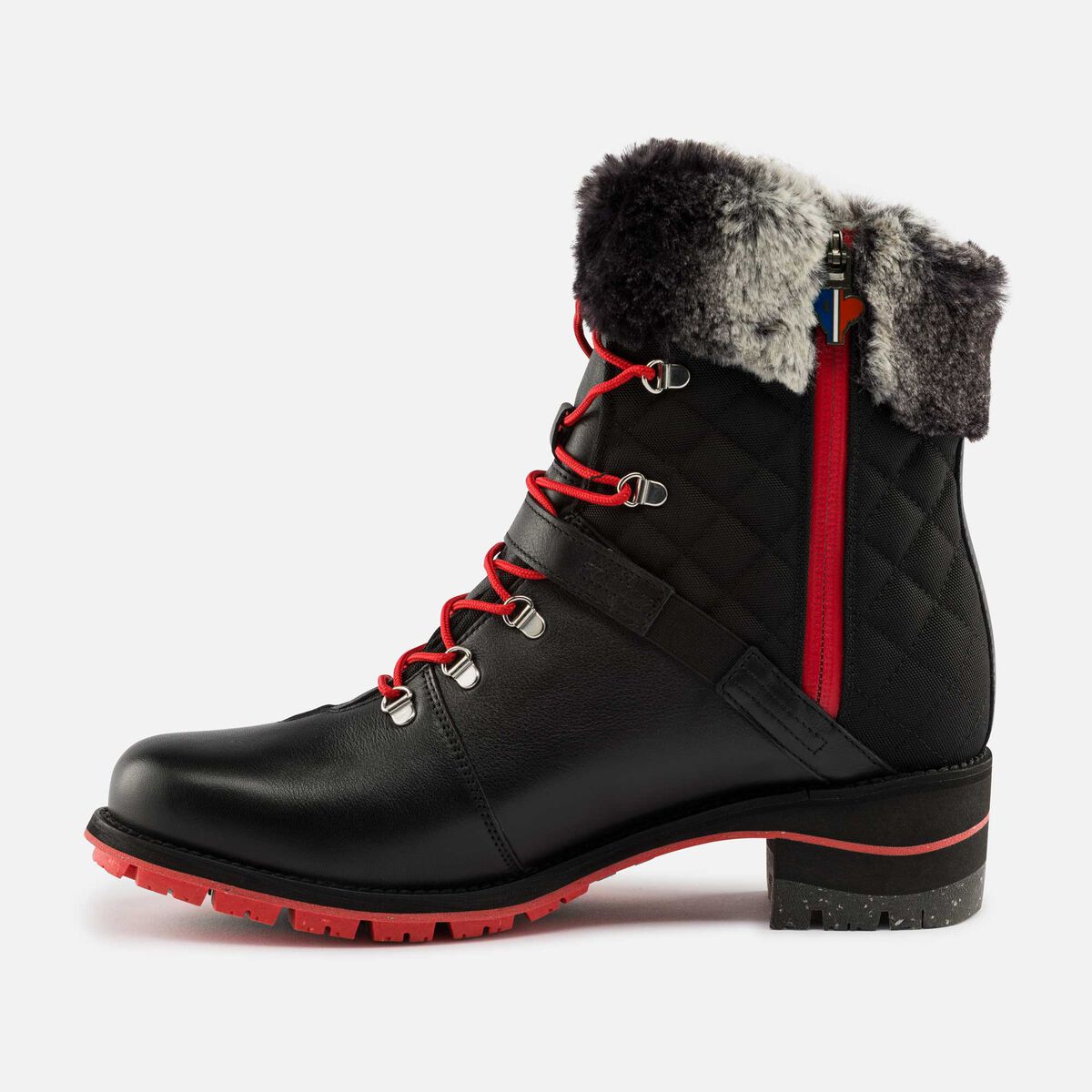 1907 Megève Black Damenstiefel
