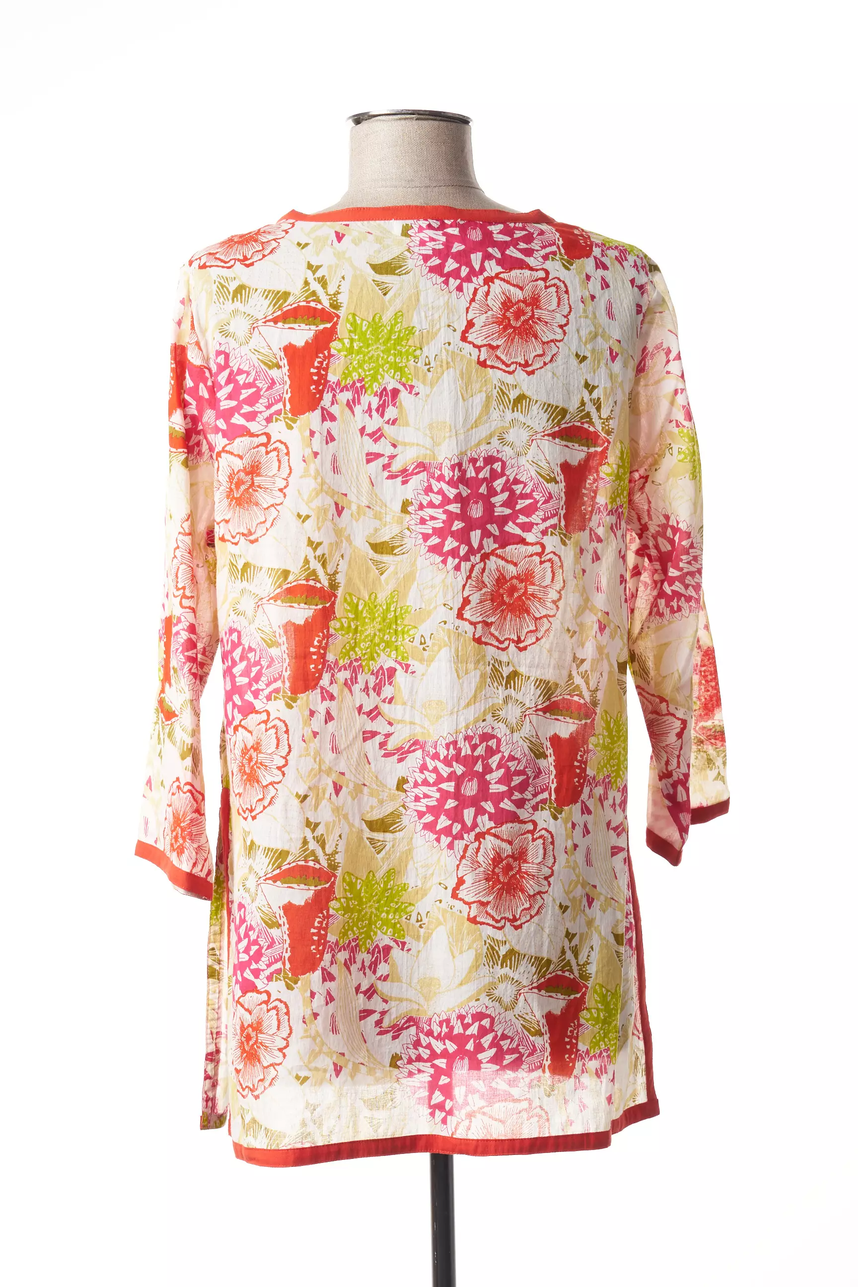 Agathe   Louise Tuniquemanchelongue Femme couleur orange