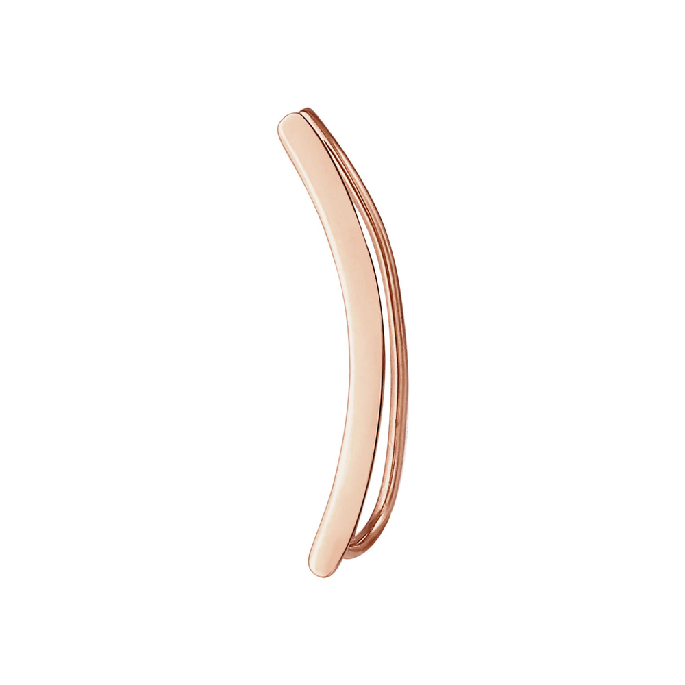 Elli Elli Boucles d'Oreilles Femmes Simple Earclimber Bombé Tendance Basique Blogueur  Boucles d'oreilles