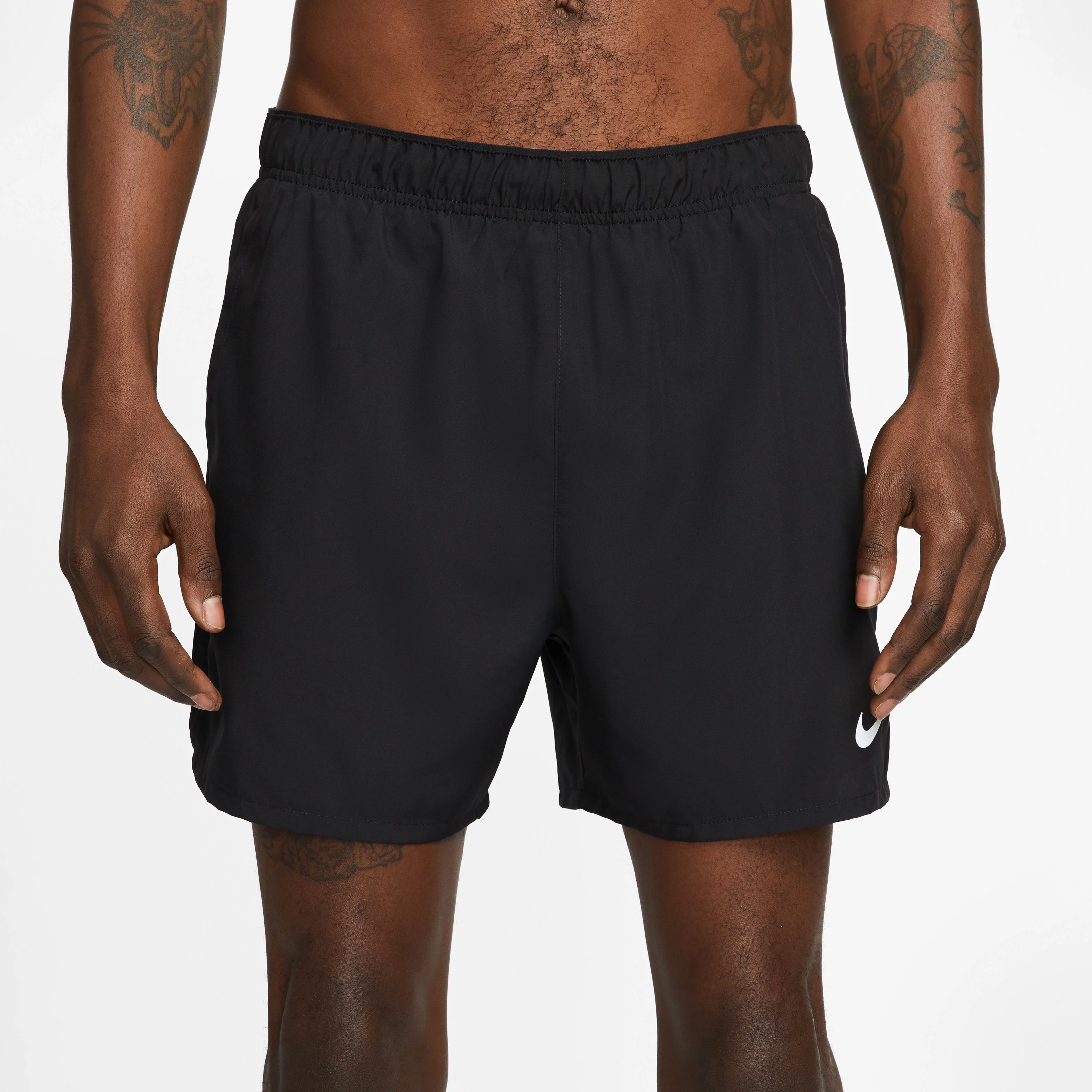 Dri-Fit Challenger 7in Brief-Lined Running Shorts Herren - Schwarz