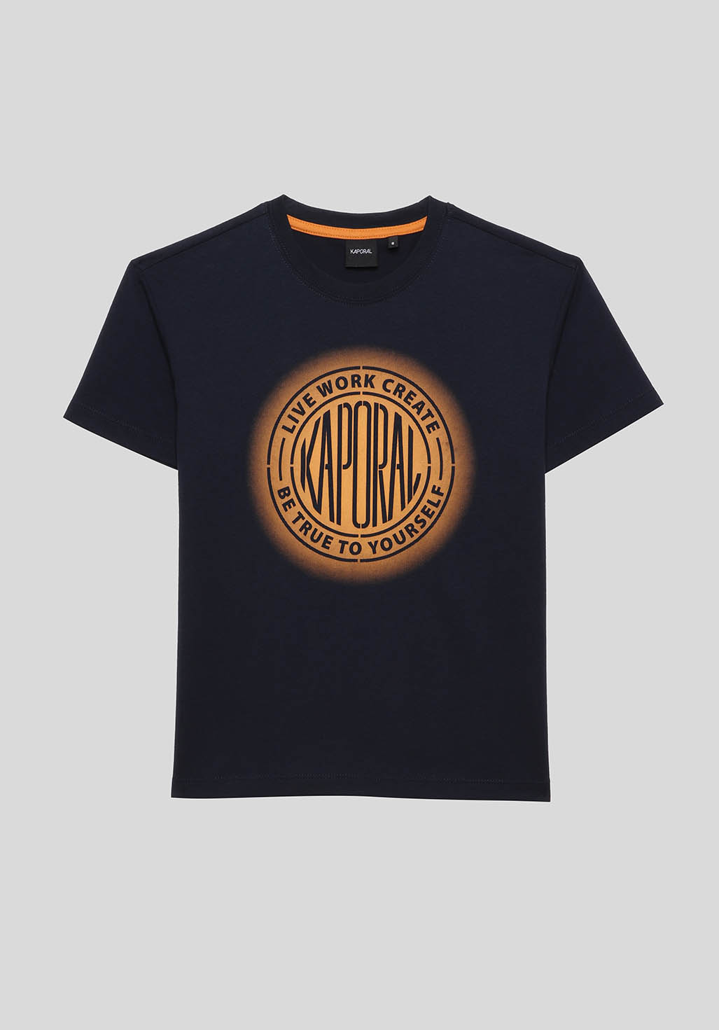 OLDI   T-shirt bleu Garçon 100% coton