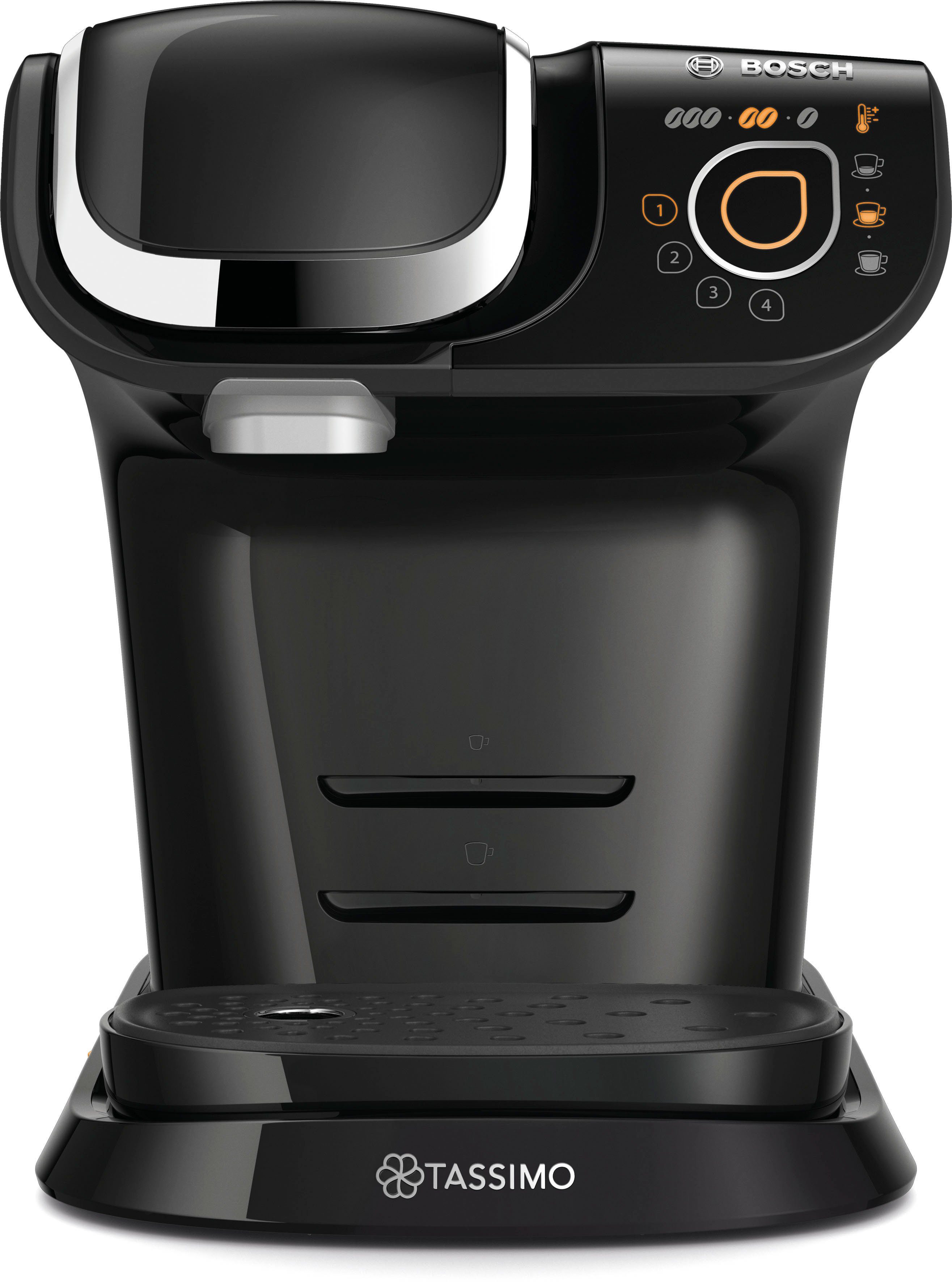 TASSIMO Kapselmaschine My Way 2 TAS6502, inkl. 2 TASSIMO Latte-Macchiato-Gläser by WMF Wert: UVP € 9,99