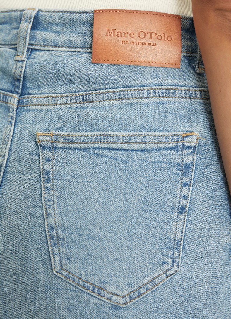 Fustă midi din denim Marc O'Polo cu crăpătură