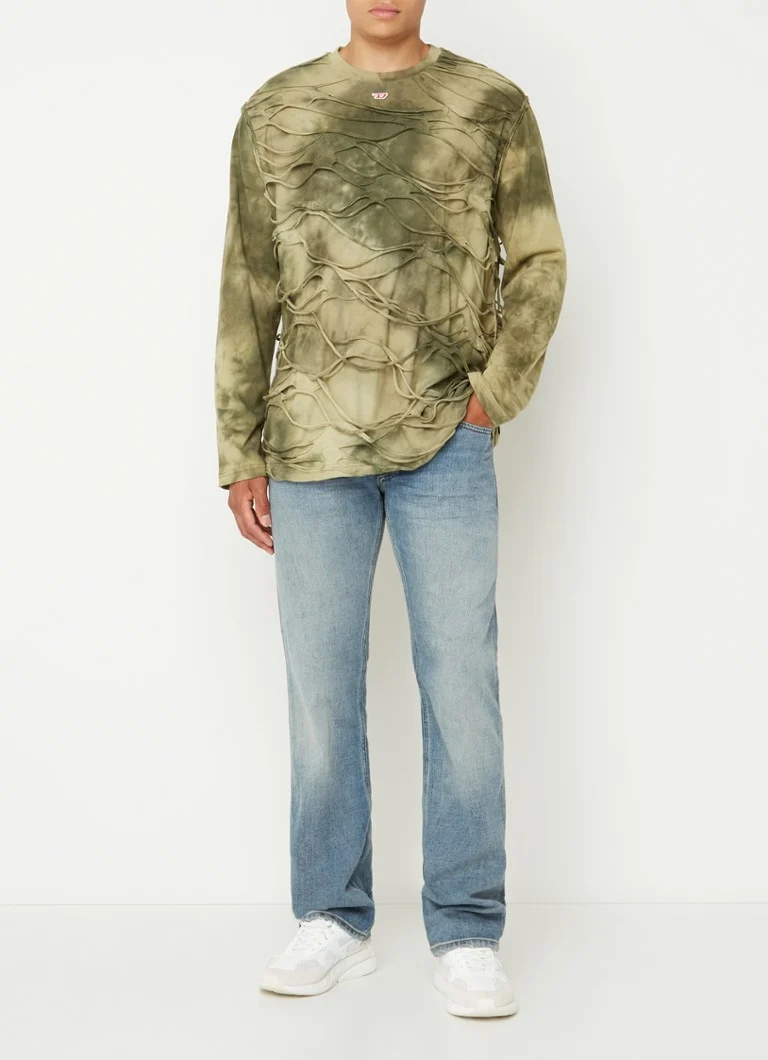 Diesel 1985 Larkee jeans med rette ben i medium vask