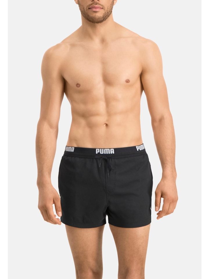 Puma Badehose PUMA SWIM MEN LOGO SHORT in Black günstig kaufen
