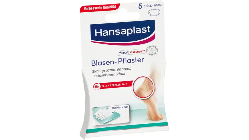 Hansaplast Blasenpflaster mit Pflasterbox