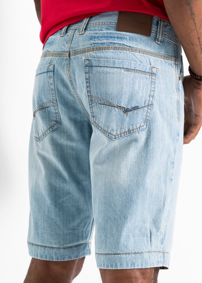 Jeans-Bermuda, Loose Fit