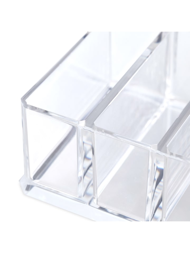relaxdays Make Up Organizer in Transparent - (B)25,5 x (H)5 x (T)9 cm günstig kaufen onesize