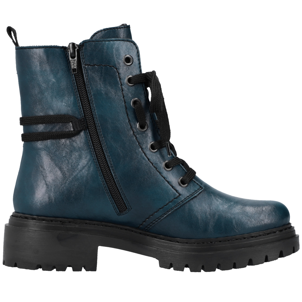 Rieker 72675 Schnürboots blau