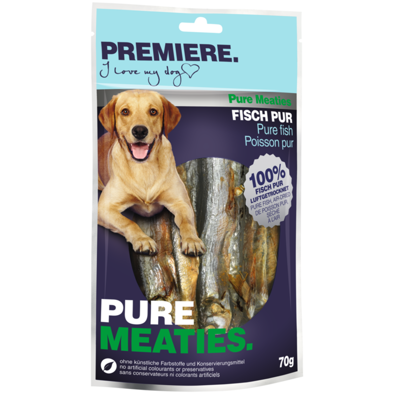 PREMIERE Snacks PREMIERE Pure Meaties Fisch pur 6x70g