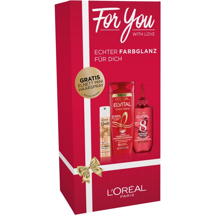Shampoo Geschenkset Elnet & Elvital Farbglanz von L’Oréal Paris