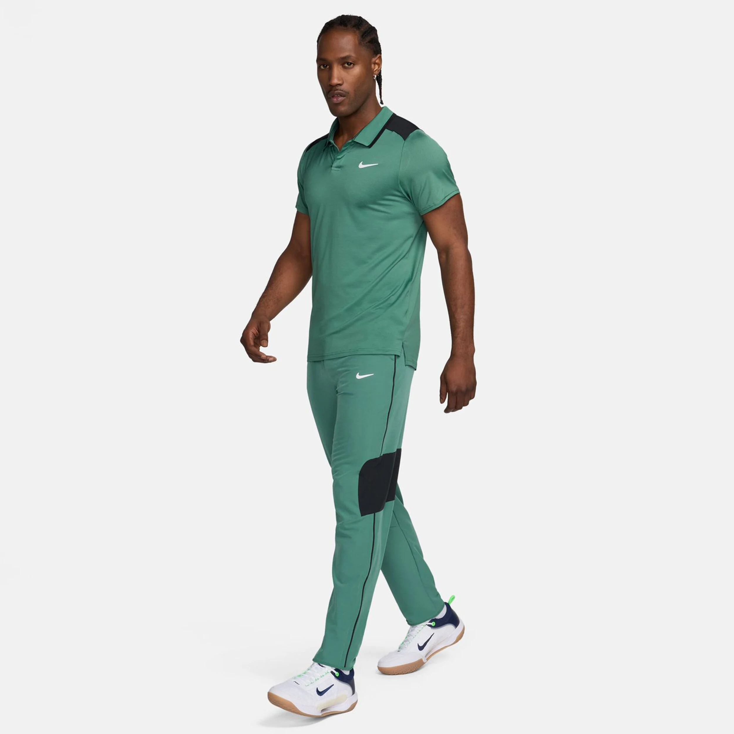 Court Dri-Fit Advantage Trainingshose Herren - Dunkelgrün, Schwarz