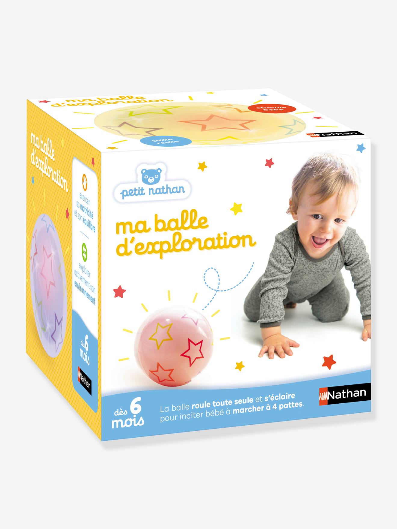 Ma balle d'exploration NATHAN blanc