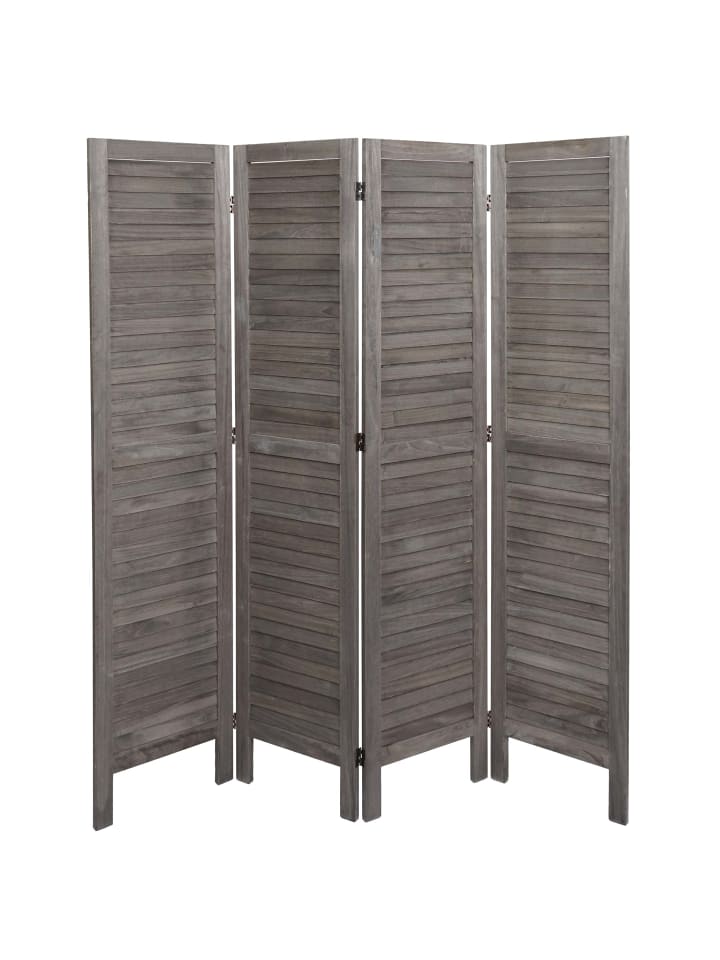 MCW Paravent G30 im Shabby-Look, Grau-braun günstig kaufen onesize