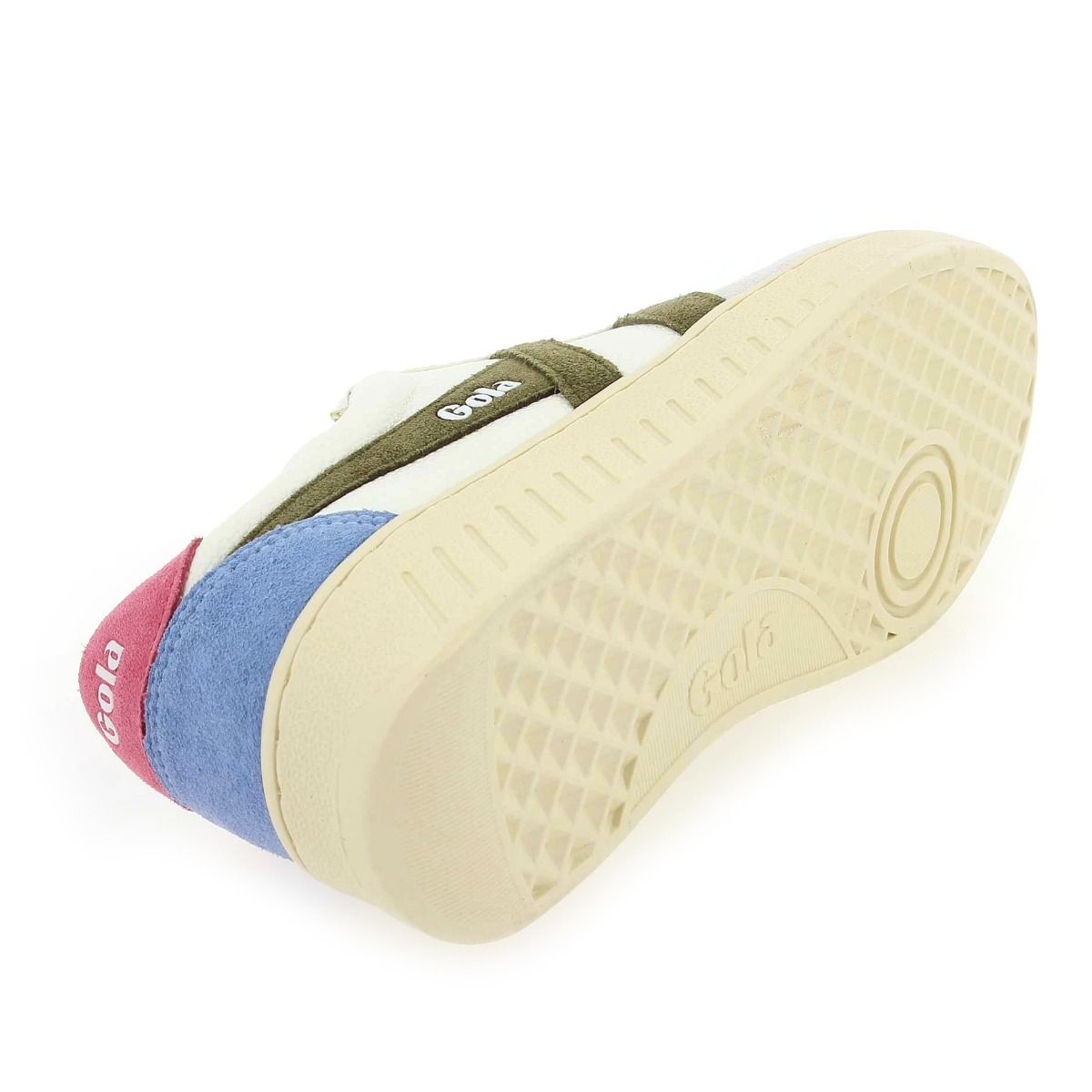 Gola  GRANDSLAM TRIDENT CLA415 - Blanc Kaki