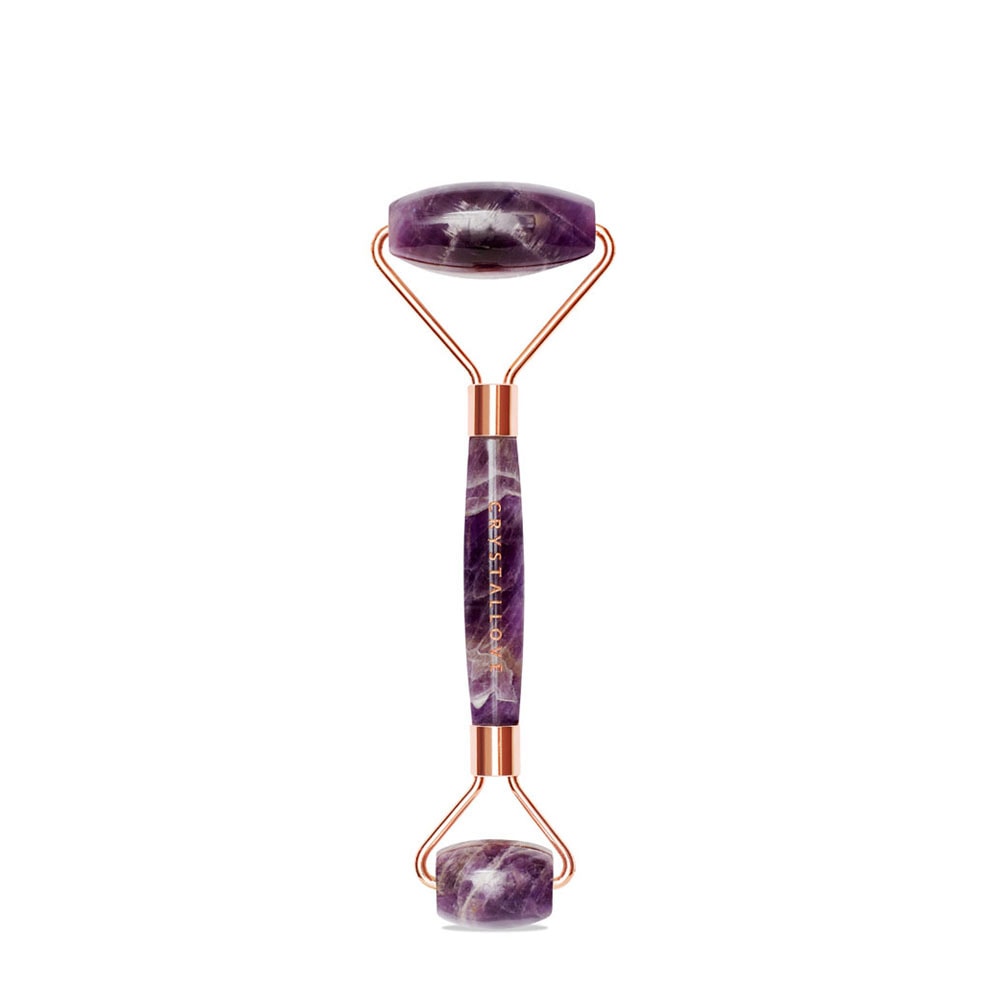crystallove CRYSTALLOVE Amethyst roller Roller pour massage du visage