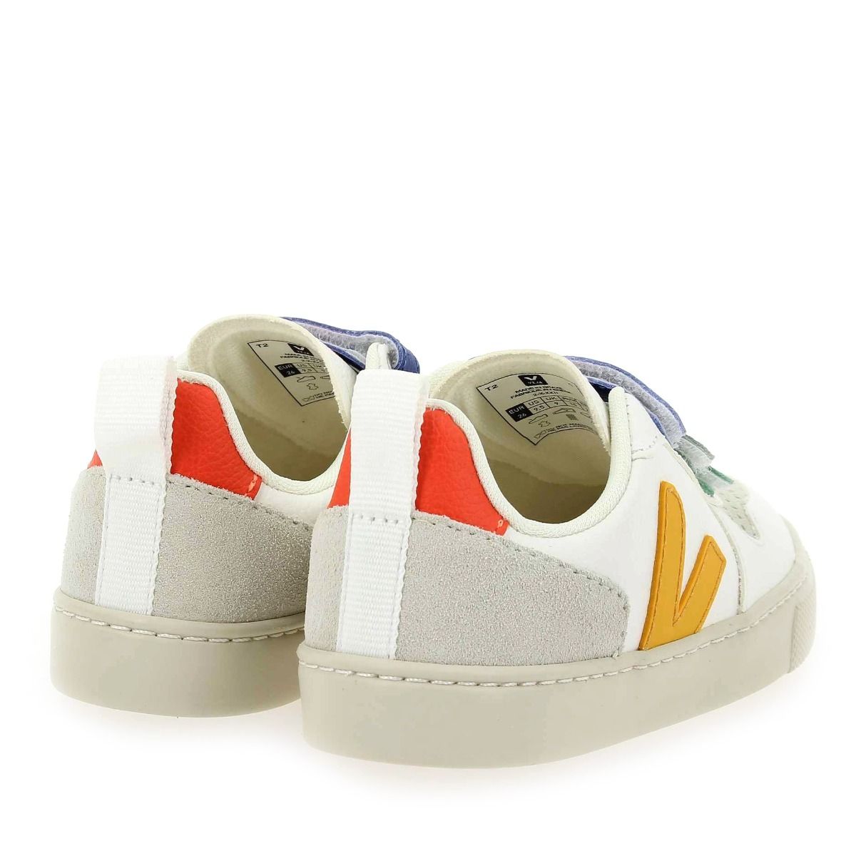 Veja  V-10 VELCRO - Multi Blanc