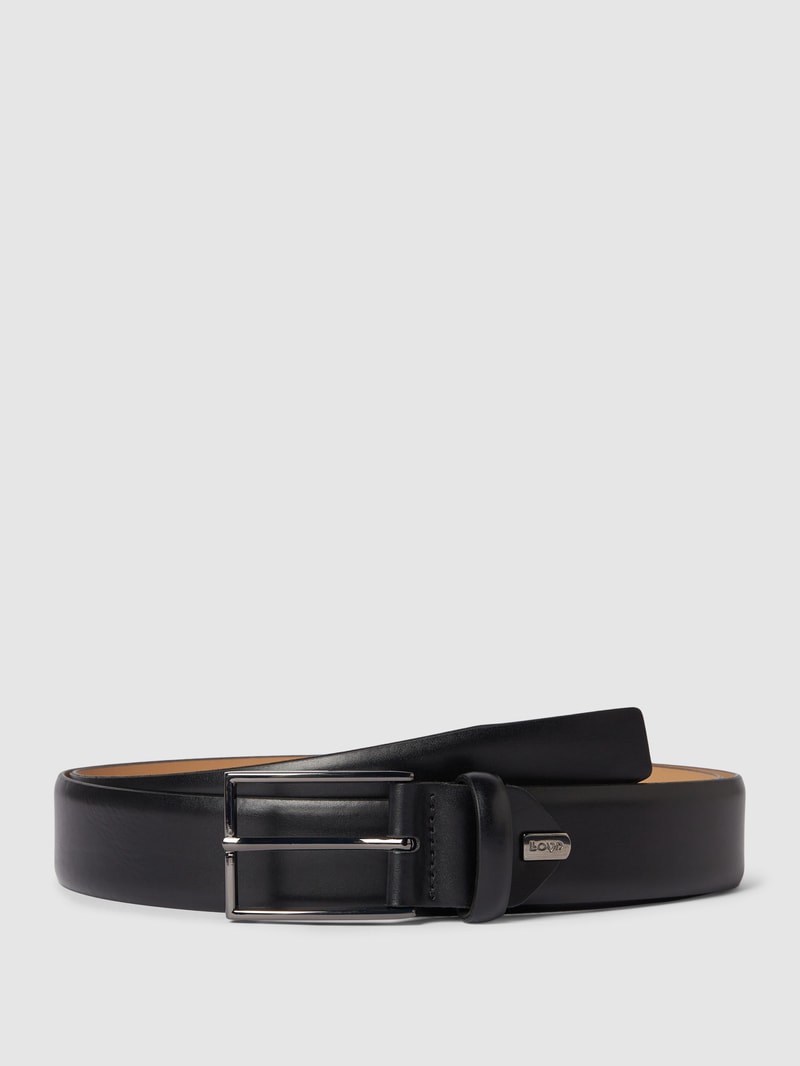 Gürtel mit Label-Details in schwarz