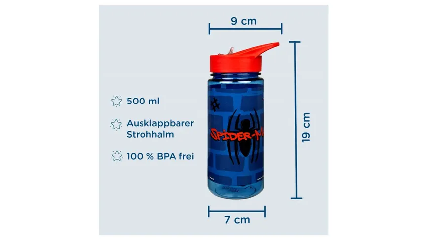 Scooli - AERO Trinkflasche Spider-Man