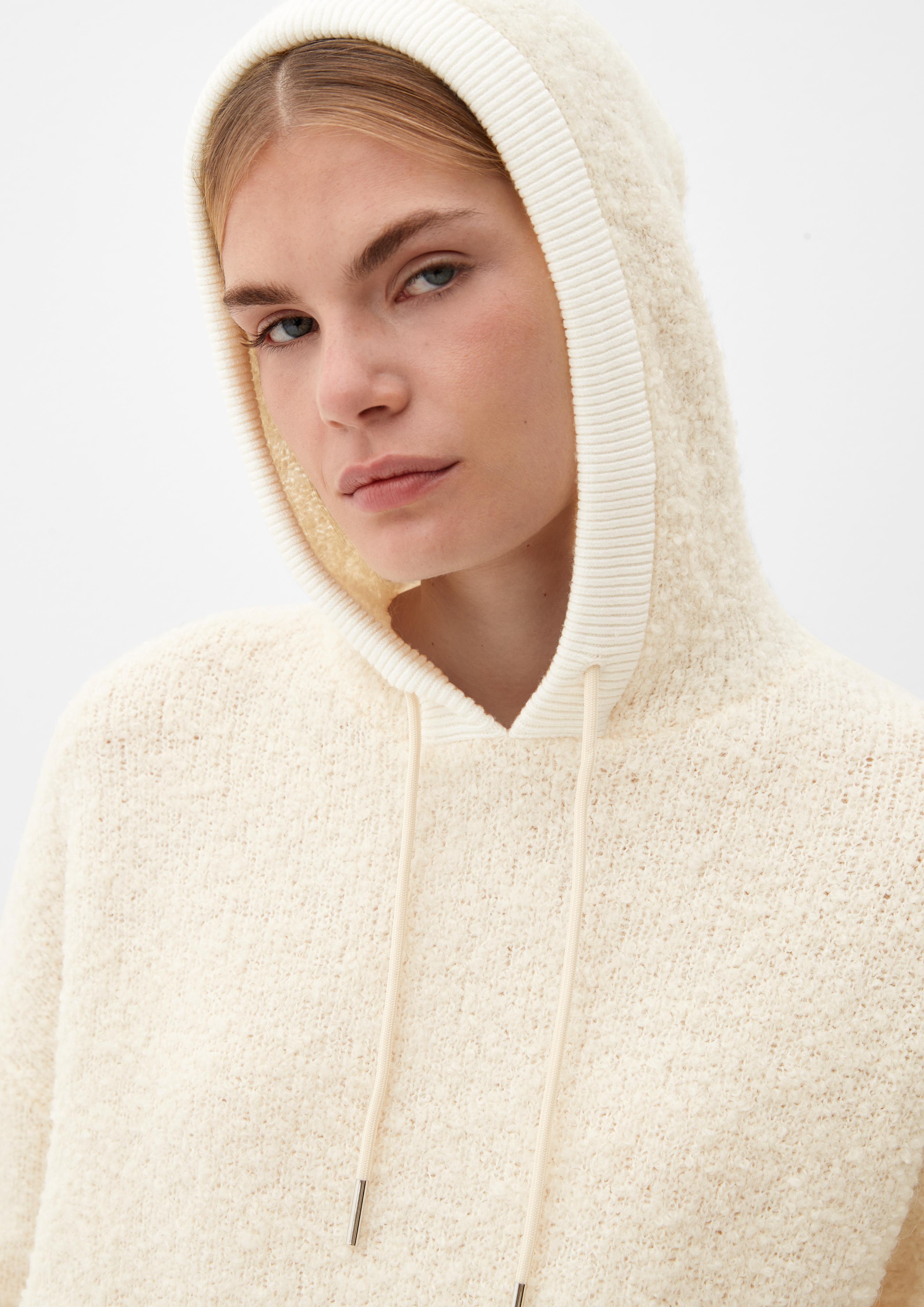 Teddy-Hoodie mit Alpaka  2121276-8100