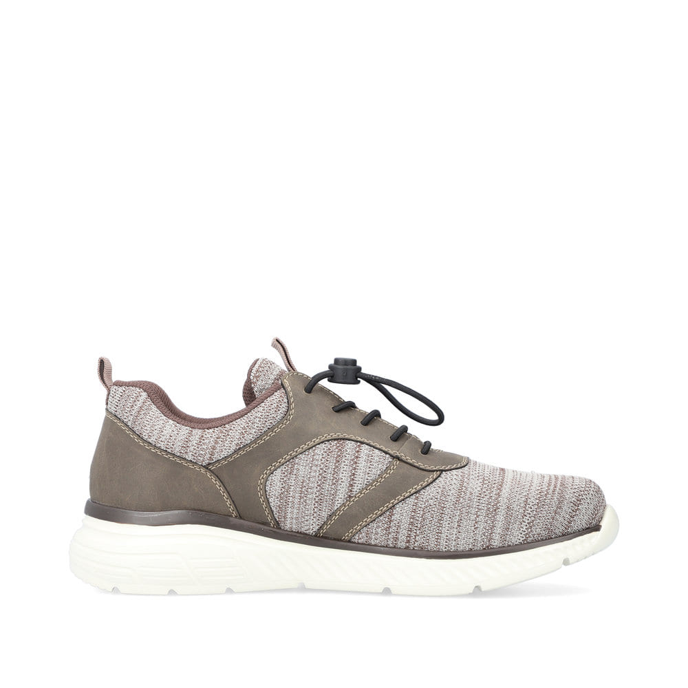 Rieker Herren Slipper silbergrau