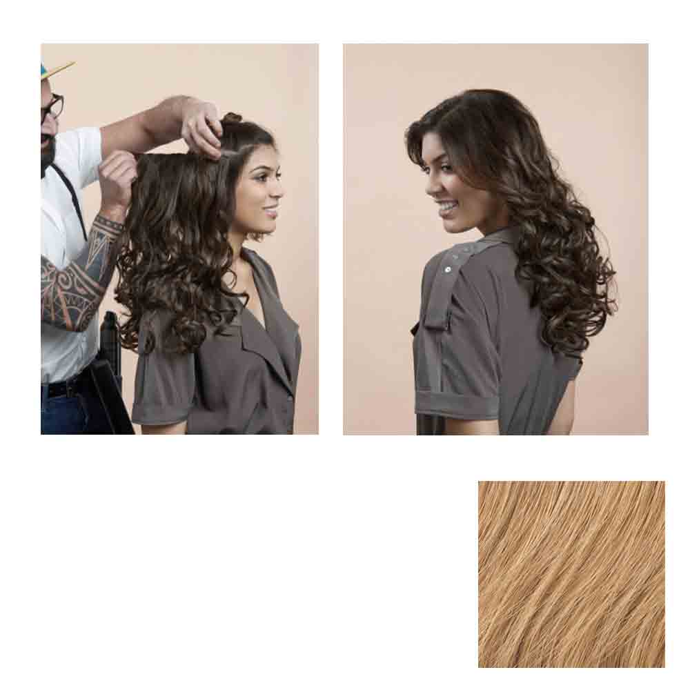 Hairdo Haarteil Clip in Wavy Extension R25 Ginger Blond 55cm