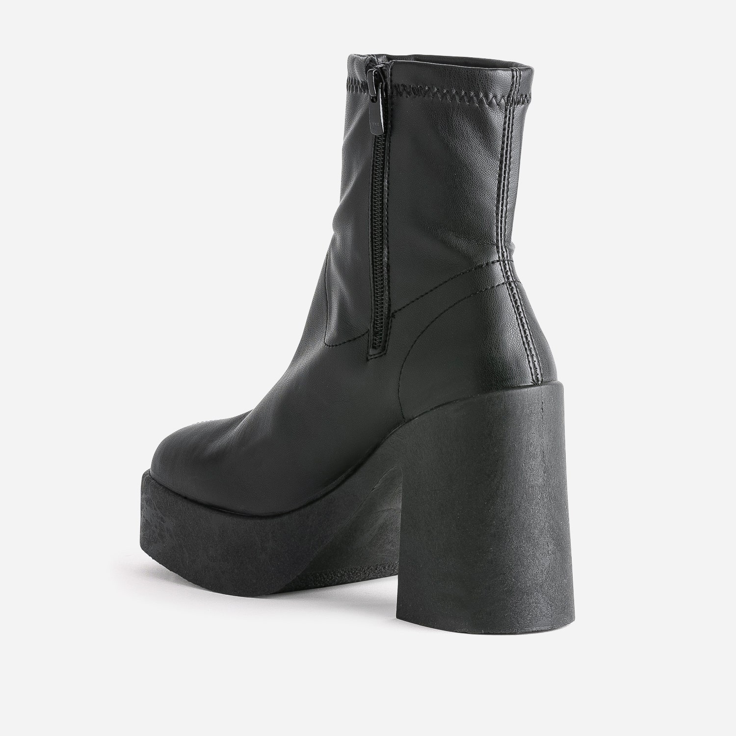 Boots TEXTO noir à plateforme