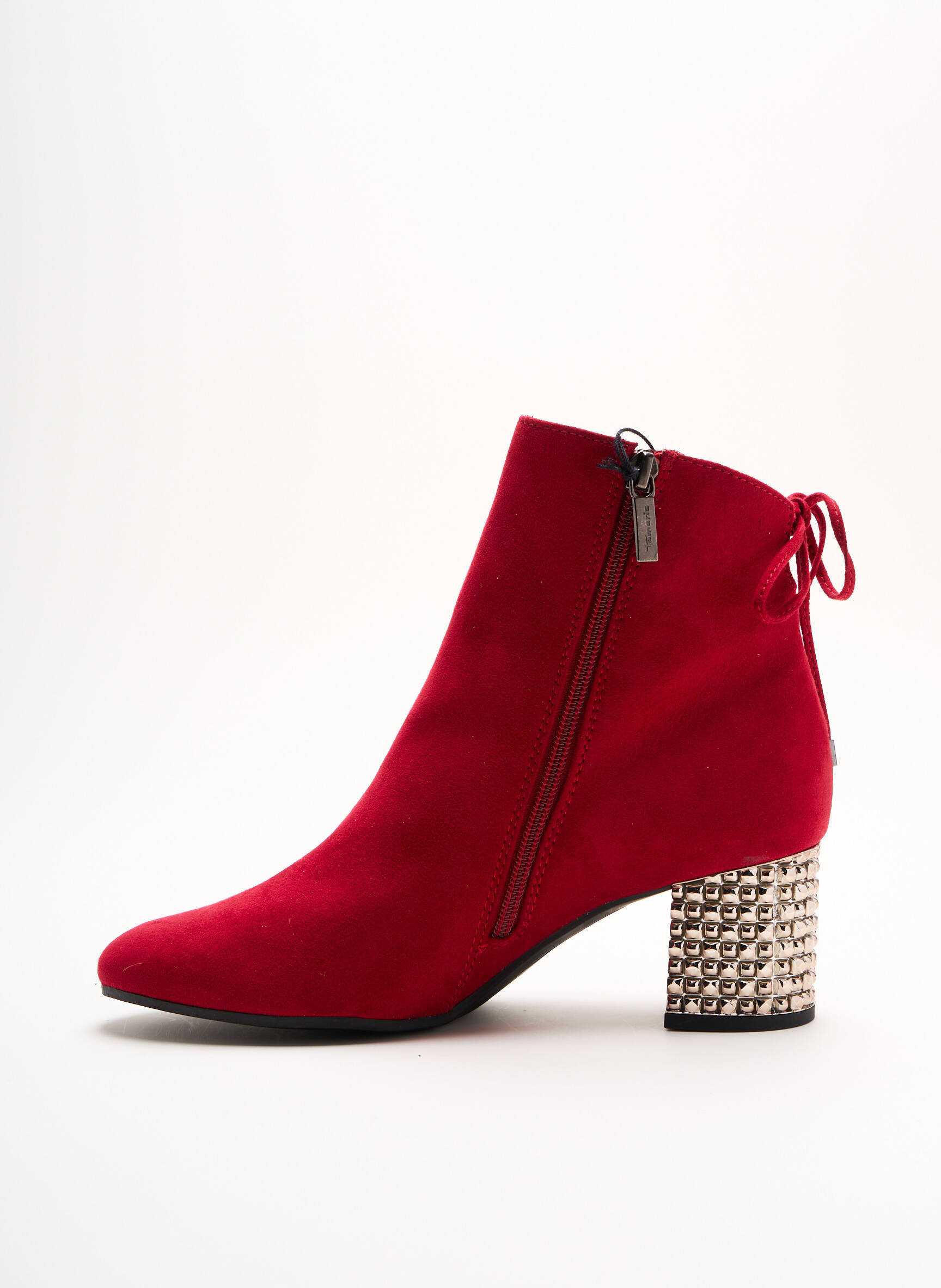 Tamaris Bottines Femme couleur rouge