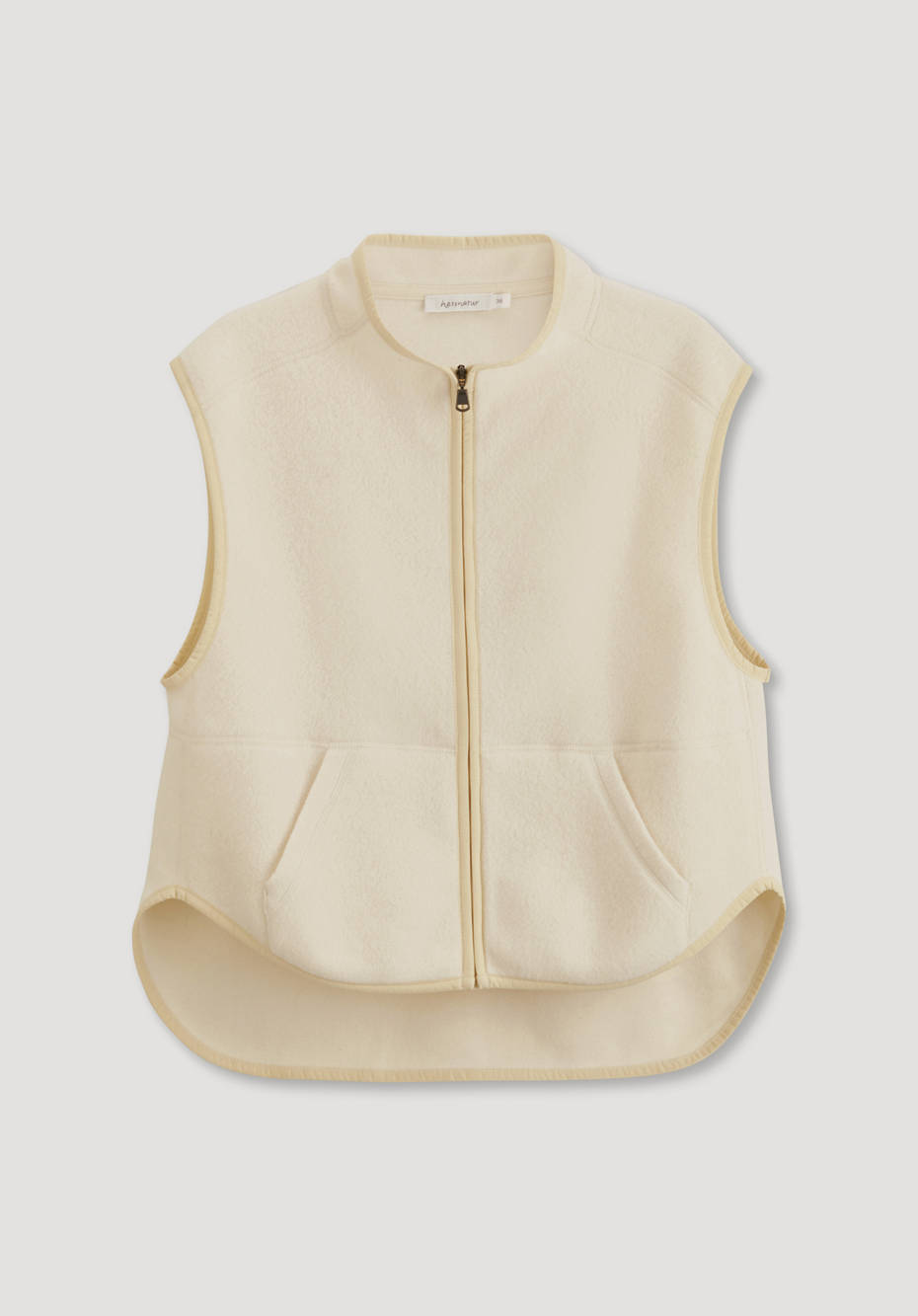 Fleece-Weste aus reiner Bio-Baumwolle