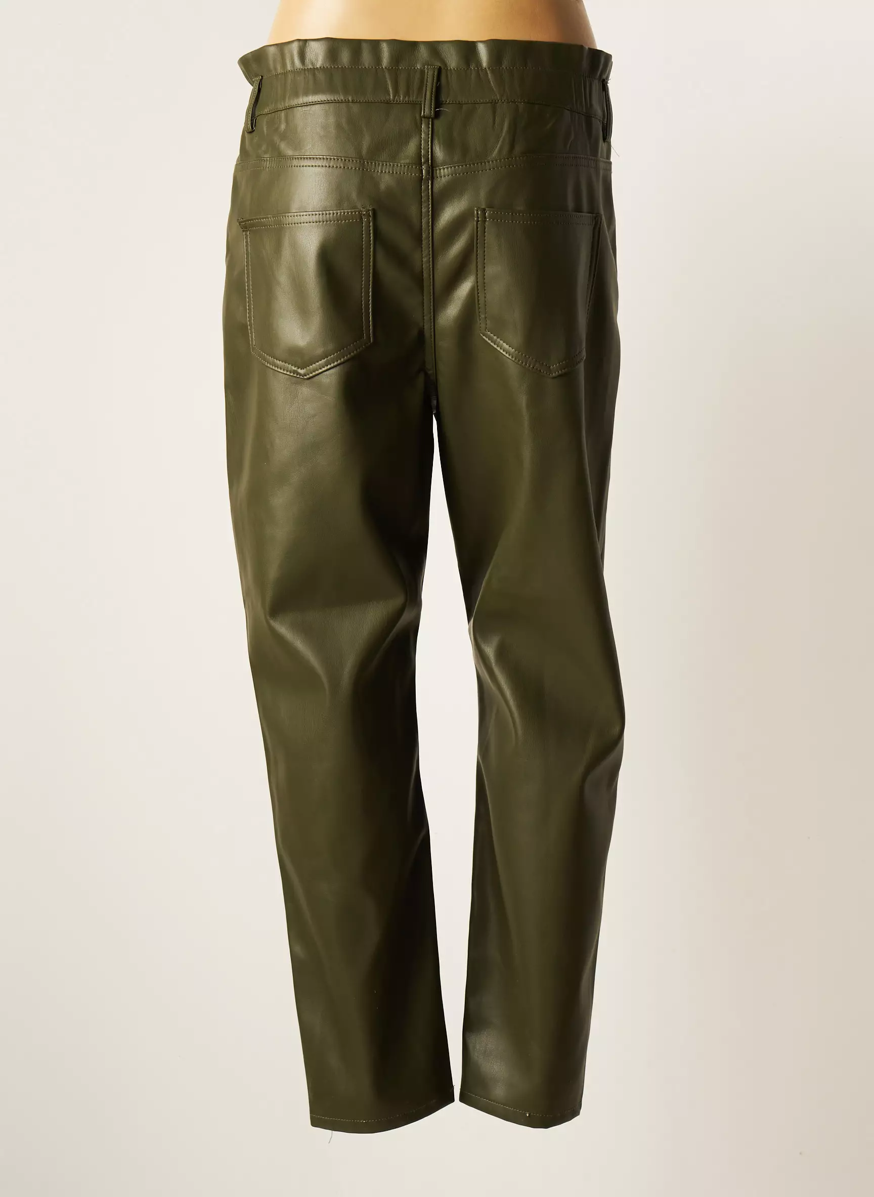 Only Pantalons Droits Femme couleur vert