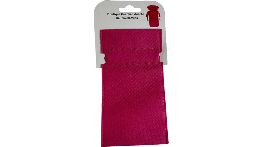BOCK Geschenktüte Non-Woven klein pink 25 x 13cm