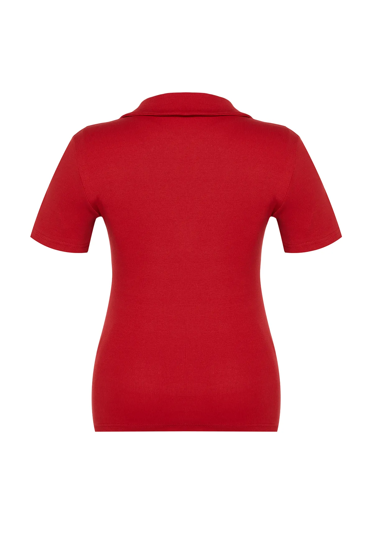 Trendyol Curve  Rote schnurgebundene Strickbluse TBBSS22BZ0750