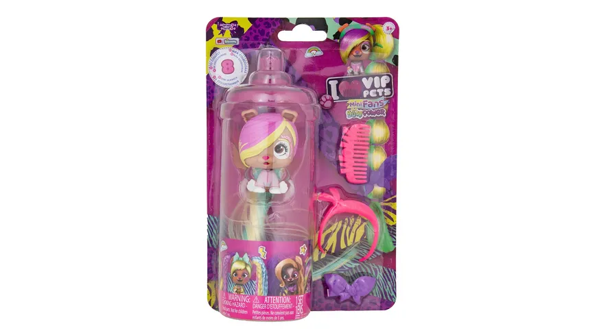 VIP Pets Mini Fans Bow Power, 1 Stück, sortiert