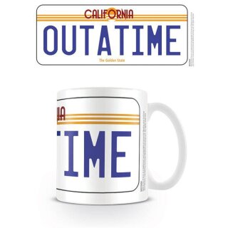 Zurück in die Zukunft Tasse License Plate