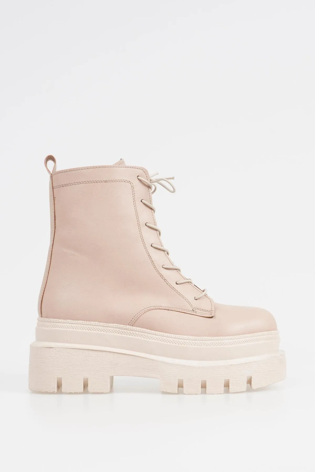 CZ London  Damen-Schnürstiefel mit Plateau und hoher Sohle