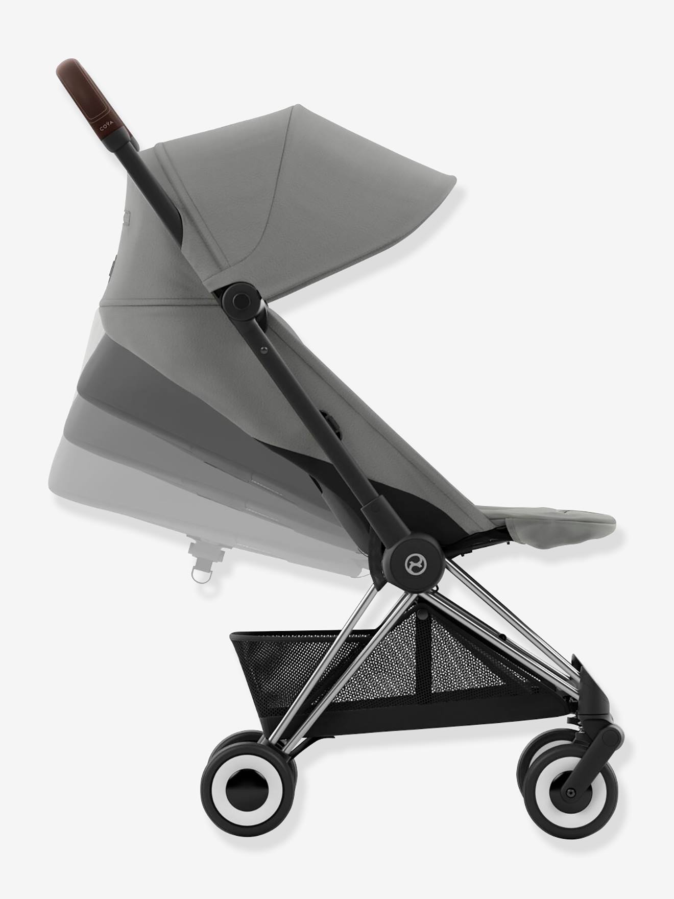 Poussette CYBEX Platinum Coya chrome brown/mirage grey